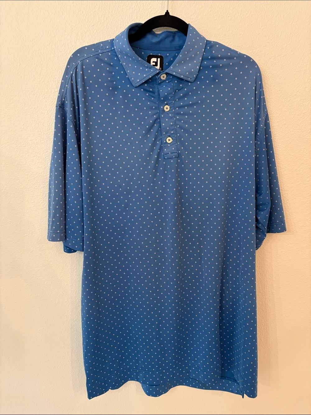 FootJoy Blue Micro Dot Performance Polo - Men